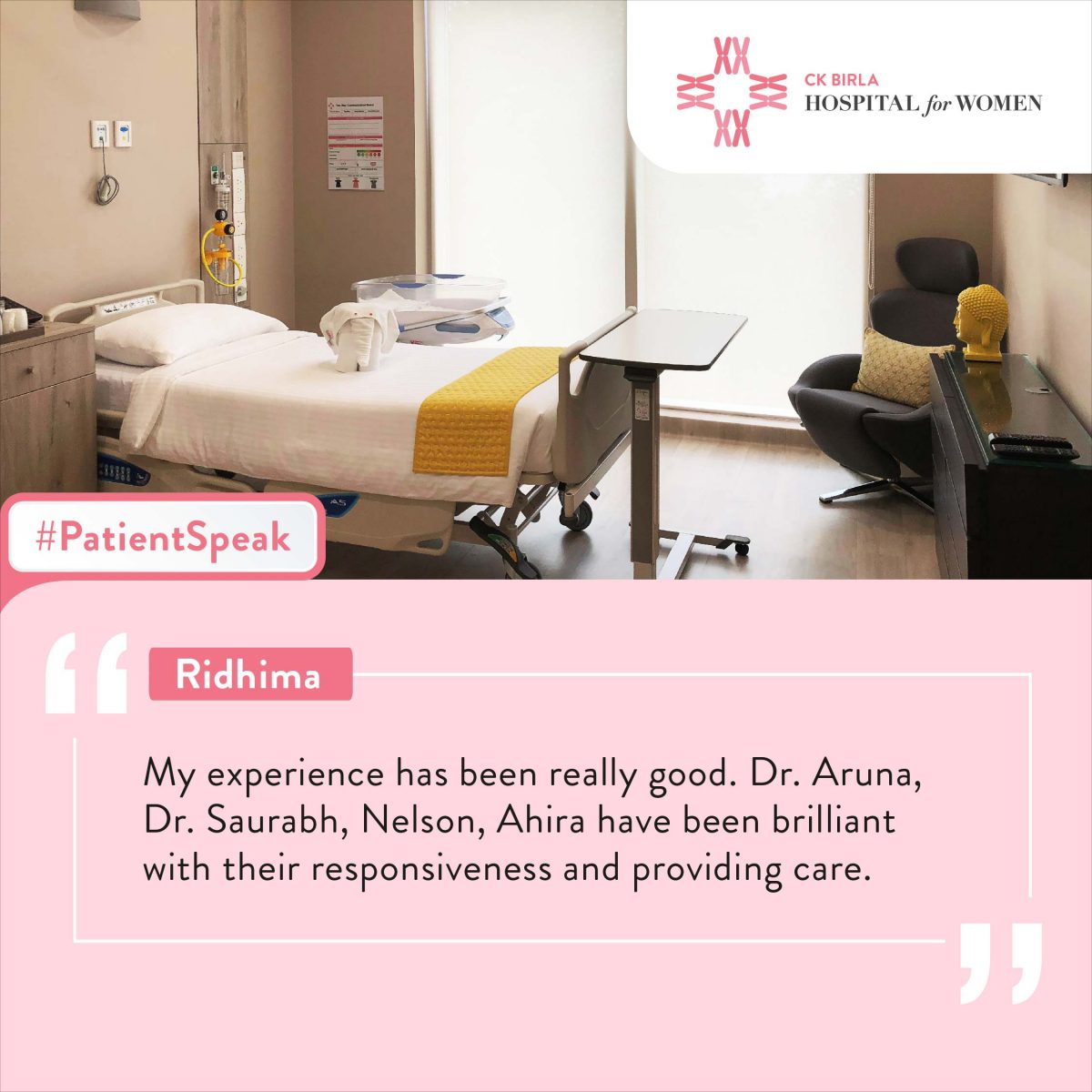 Patient Reviews CK Birla Hospital for Women