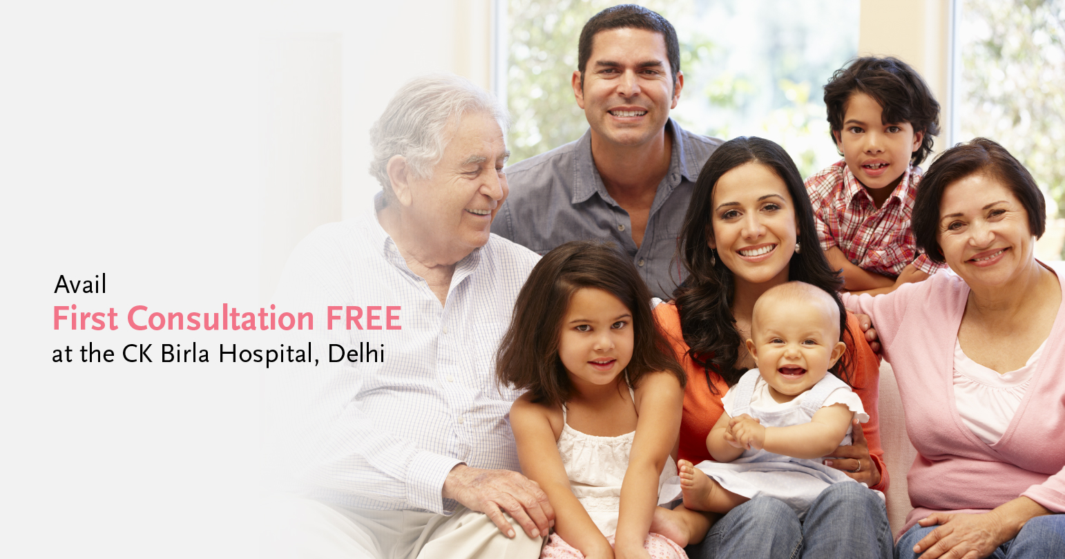 First Consultation Free at CK Birla Hospital