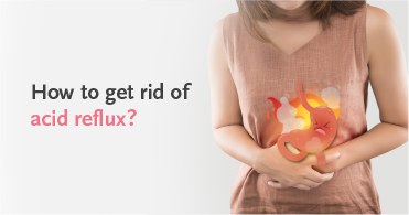 how to get rid of acid reflux at home