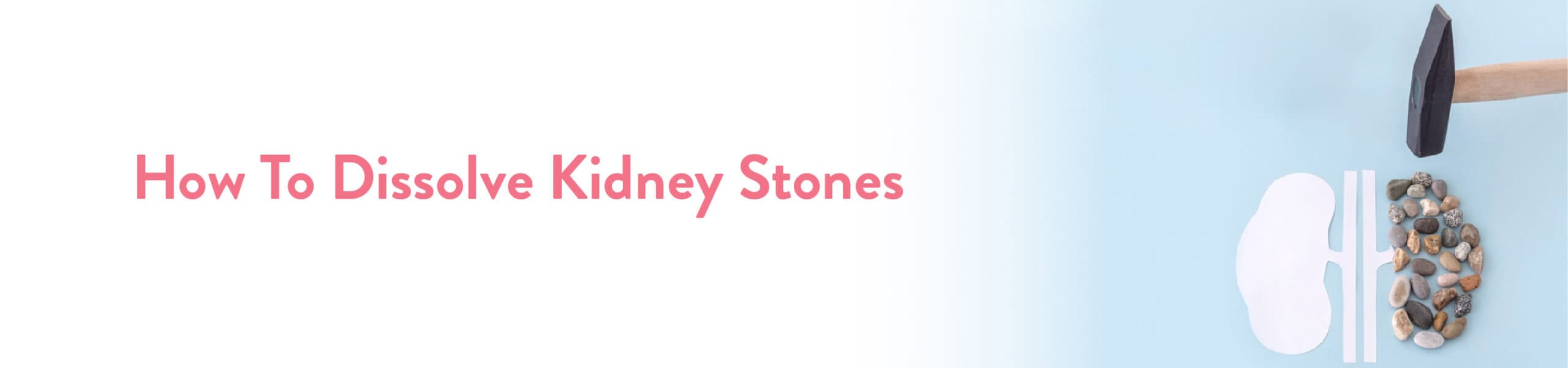 how to dissolve kidney stones banner image