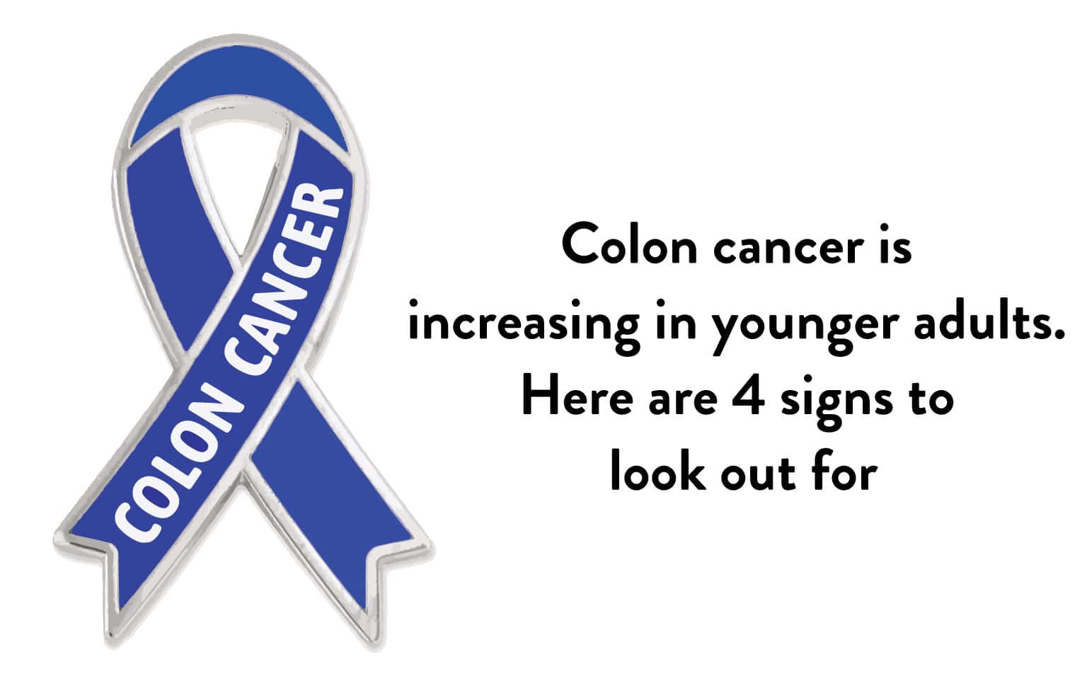 Colon cancer is increasing in younger adults. Here are 4 signs to look out for