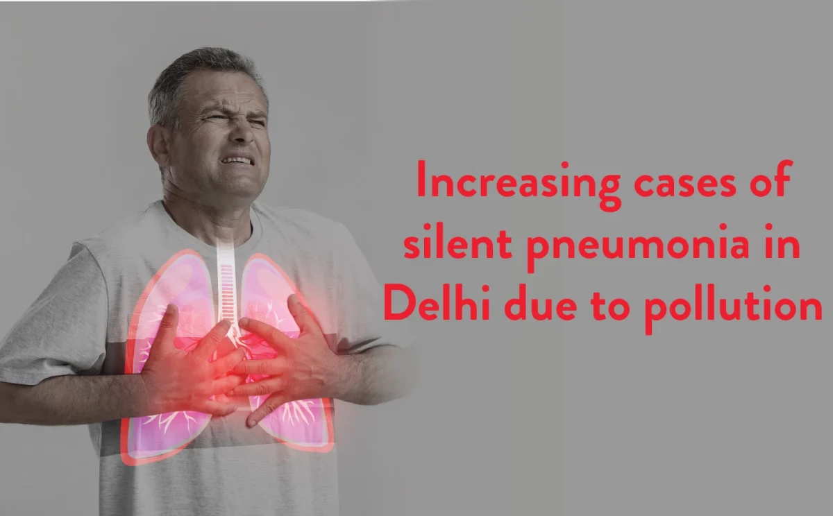Increasing cases of pneumonia in delhi due to pollution