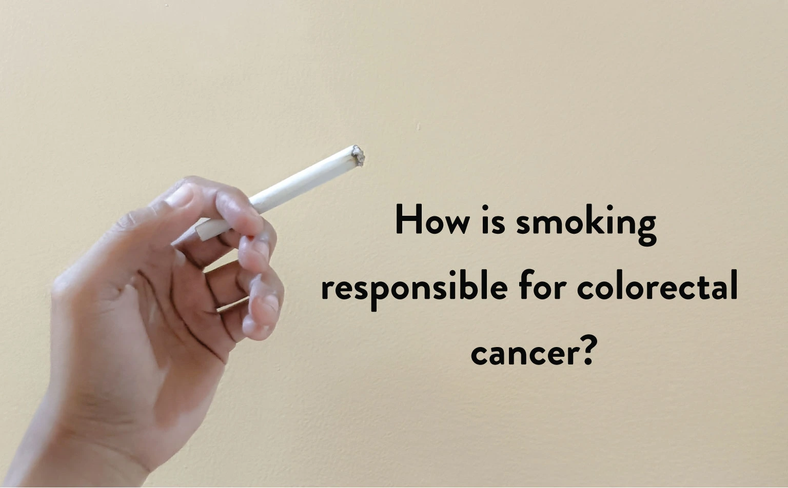 how is smoking responsible for colorectal cancer